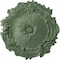 Ekena Millwork Plymouth Ceiling Medallion (Fits Canopies up to 1 5/8"), 16 3/4"OD x 1 3/8"P, Athenian Green CM16PLAGF - alternate 1